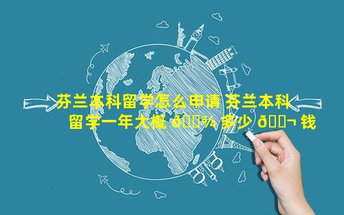 芬兰本科留学怎么申请 芬兰本科留学一年大概 🌾 多少 🐬 钱费用